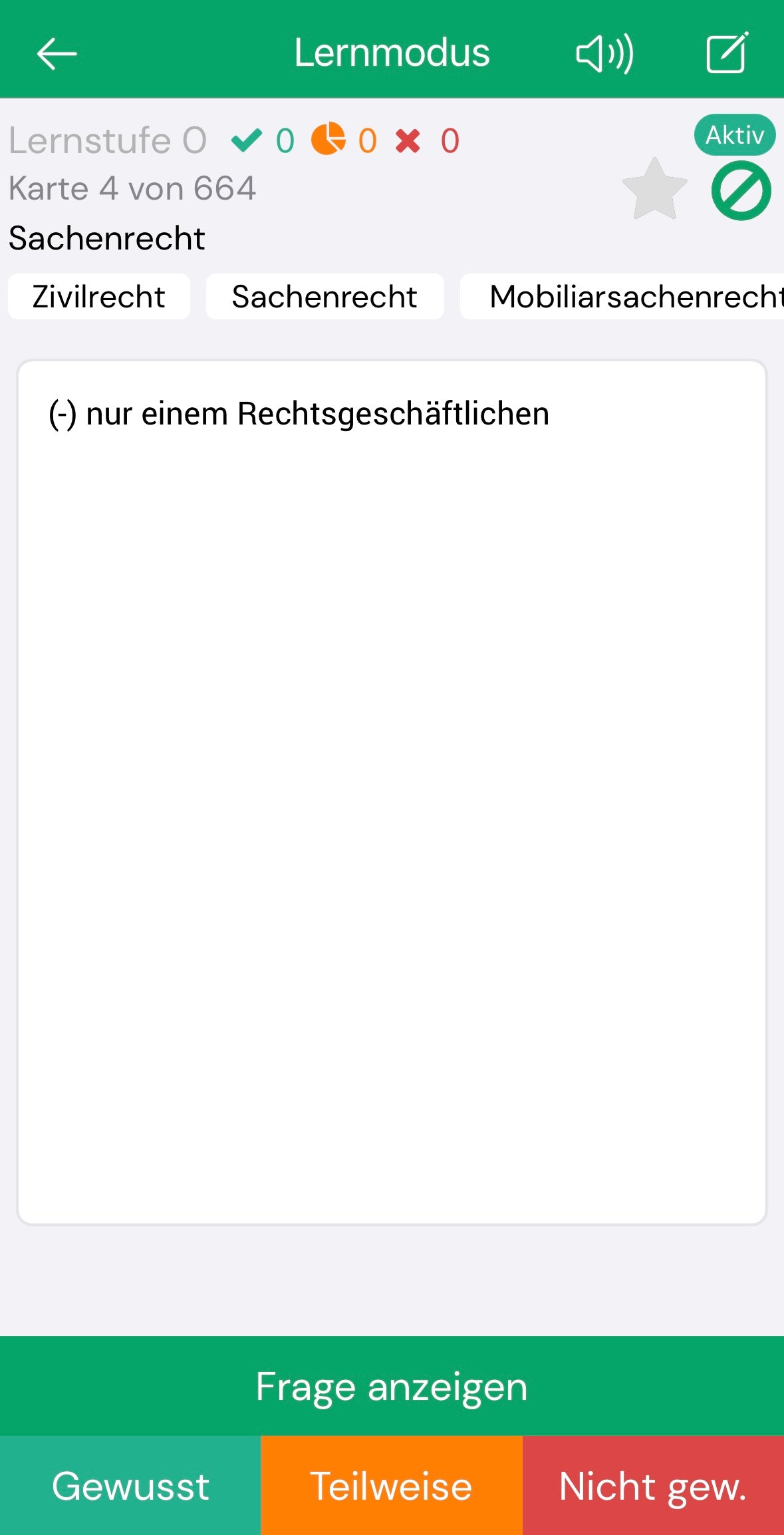 Sachenrecht