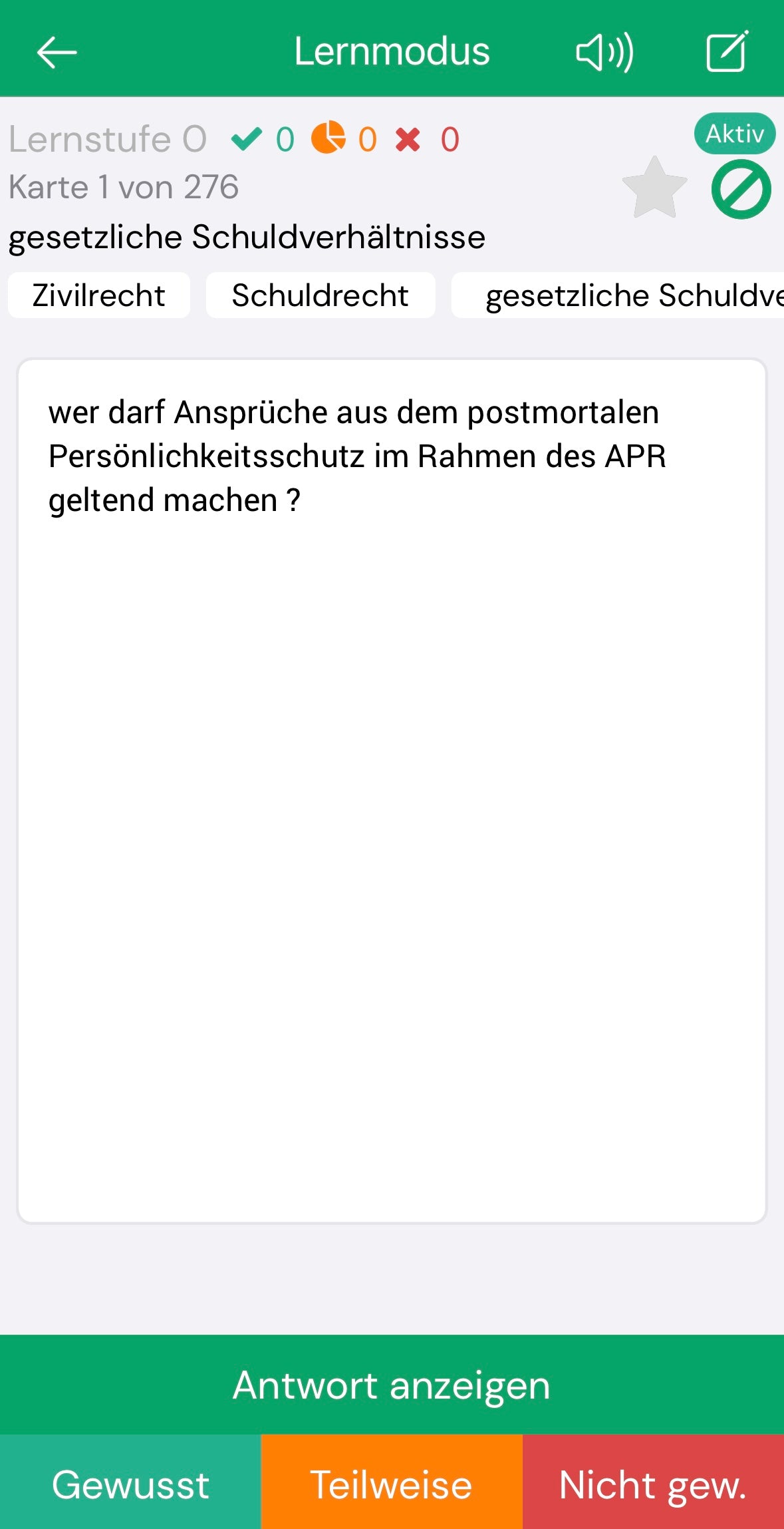 gesetzliche Schuldverhältnisse